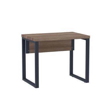 Imagem de Mesa Escritório 900x600x750mm M900pe40tub Walnut-azul Delrei