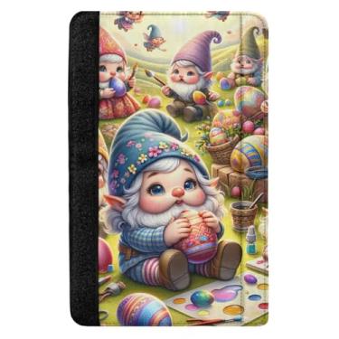 Imagem de TSENQUE Capa de cinto de segurança com gnomos de Páscoa fofos, protetor de cinto de segurança para automóvel