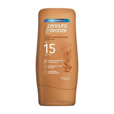Imagem de Loção Bronzeadora Corporal Cenoura & Bronze FPS15 Com Cor 110ml - Ceno