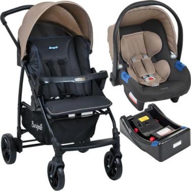 Imagem de Carrinho de Bebe Bebe Conforto Base Burigotto Ecco CZ Bege