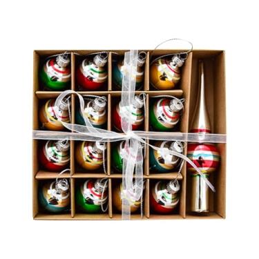 Imagem de Nishiyuenyi Enfeites de Natal, Decoração Natalina Criativa, Pingentes Charmosos, Decorações para Pendurar Na Árvore de Natal, Jardim, Ano, Aniversário, Hotel, Style D, Tamanho real