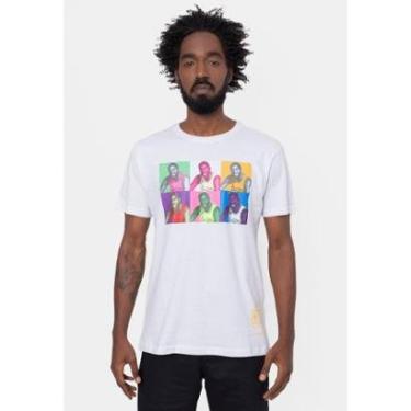 Imagem de Camiseta Mitchell & Ness Pop Art Los Angeles Lakers Masculino-Masculino