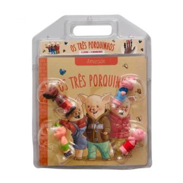 Imagem de Blister - os tres porquinhos com 4 peças - PÉ DA LETRA - PE DA LETRA, 