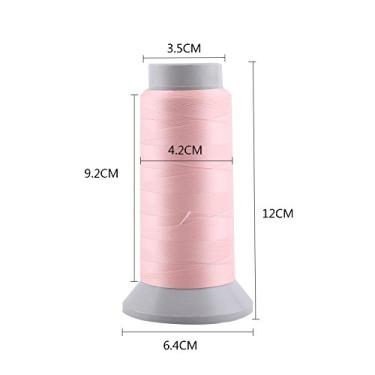 Imagem de Generic Linha de Costura para Bordado de Máquina que Brilha No Escuro para Artesanato Noturno Roxo Rosa Branco 1000 Jardas para Bordado/costura de Máquina de Artesanato de Cena Aplicável (1000 jardas)