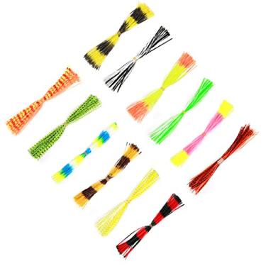 Imagem de Generic 600 Fios de Silicone Isca Saias Coloridas para Diy Spinnerbaits Gabarito Iscas para Pescadores Acessórios de Silicone