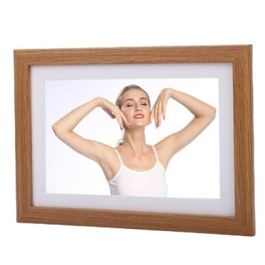 Imagem de Cryfokt Porta-retratos Digital WiFi IPS Tela de Toque de 10,1 Polegadas Moldura Em Nuvem 32 GB de Armazenamento, Rotação Automática, Compartilhe Fotos Remotamente Com Sensor de Gravidade, (Plugue UE)