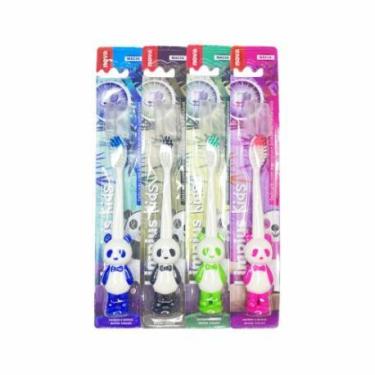 Imagem de Escova Dental Infantil Panda Color - cores variadas - GOAL KIDS