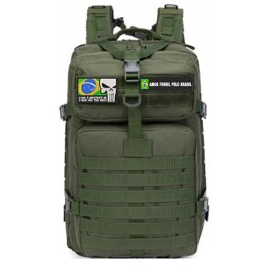 Imagem de Mochila Tática 50 Litros Militar PREMIUM TRILHA TREKKING CAMPING ESPORTE-Unissex