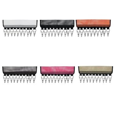 Imagem de Cabide Ainoli com 10 clipes Suporte para chapéu Chapéu Rack de armazenamento de beisebol para classificação de chapéu Rack de secagem de roupas