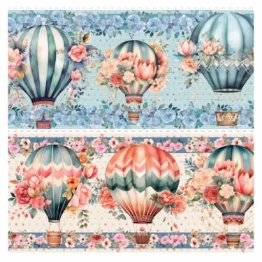 Imagem de Tecido Tricoline Digital Barrado Balões 100% Algodão