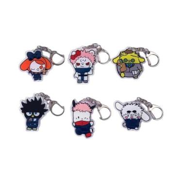 Imagem de Chaveiro Acrílico Fofo Sanrio Jujutsu Kaisen, Charme Para Bolsa, Pinge