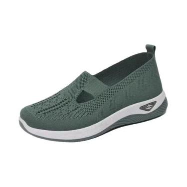 Imagem de Tênis de verão feminino conforto tênis feminino sola macia sapatos fem
