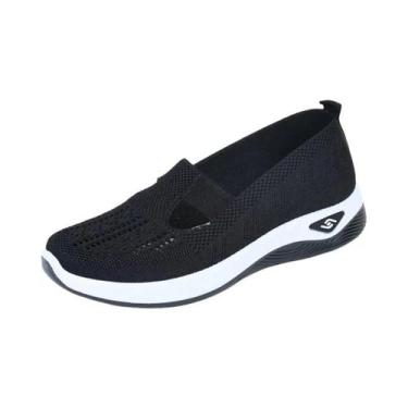 Imagem de Tênis de verão feminino conforto tênis feminino sola macia sapatos fem