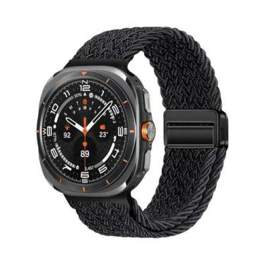 Imagem de Pulseira Magnética Trançada De Nylon De 44mm 40mm Para Samsung Galaxy 