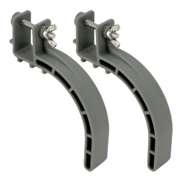 Imagem de Jiawu Estribos de Escalada Rápida Estribos de árvore de Escalada Rápida Ergonômicos, Confortáveis ​​e Leves Com Corda para Trabalhadores de Suporte de árvore (Cinza)