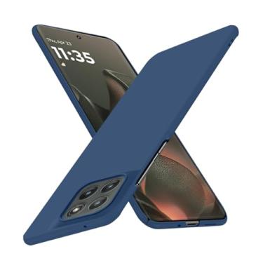 Imagem de Puxssul Capa ultrafina para Motorola Edge 2025 [série de toque sedoso] Capa protetora traseira para celular com acabamento fosco para Moto Edge 2025 de 6,7 polegadas, azul