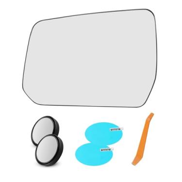 Imagem de Vidro do espelho lateral do motorista adequado para GMC Acadia Chevrolet Traverse 2017-2023, vidro retrovisor do lado esquerdo com potência aquecida substituir 84498321 23505276 GM1324209