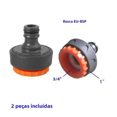Imagem de Conector De Mangueira De Jardim Em Latão Tipo Y De 3/4 Polegadas Com 2