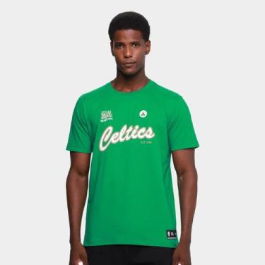 Imagem de Camiseta NBA Boston Celtics Mitchell & Ness Masculina, Verde, M
