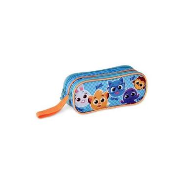 Imagem de Estojo Bolofofos youtube Escolar Duplo Infantil - Clio