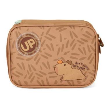 Imagem de Estojo Box Para 100 Lapis Up4you Capivara Marrom - Luxcel