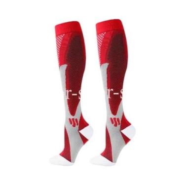 Imagem de Meias De Compressão Para Homens E Mulheres 20-30mmHg, Meias Altas Para