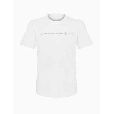 Imagem de Camiseta Infantil Menino Calvin klein Logo CK Branco-Masculino