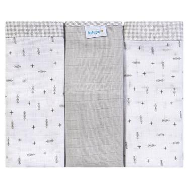 Imagem de Fralda para Bebê 03 Unidades 65 cm x 67 cm Baby Joy