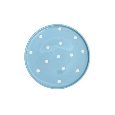 Imagem de Prato de cerâmica redondo sólido, pintura à mão, prato de jantar de porcelana, bife, macarrão, salada, frutas, sobremesa, pratos, utensílios de mesa, bandeja de comida