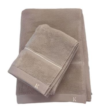 Imagem de Kit Toalha De Banho Gigante E Rosto 2 Pçs Lazio Kacyumara