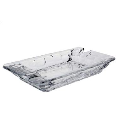 Imagem de Cinzeiro Marble em cristal ecologico L22,2xP12,5xA3,3cm-TRANSPARENTE - Bohemia- Full Fit