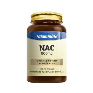 Imagem de Nac 600mg 60 Cápsulas Vitaminlife-Unissex