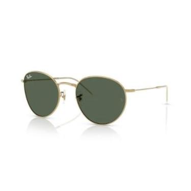 Imagem de Óculos de Sol Round Reverse Ouro Ray-Ban-Unissex