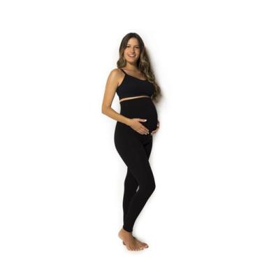Imagem de Legging Gestante Sem costura Trifil Ref.5215, G, Preto