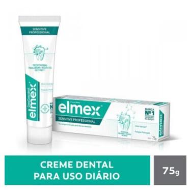 Imagem de CREME DENTAL ELMEX SENSITIVE 75G - Alívio para Dentes Sensíveis