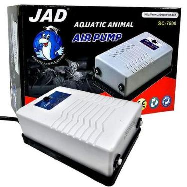 Imagem de Bomba De Ar Oxigenador Compressor de ar P Aquários 2 saídas - BOYU/JAD