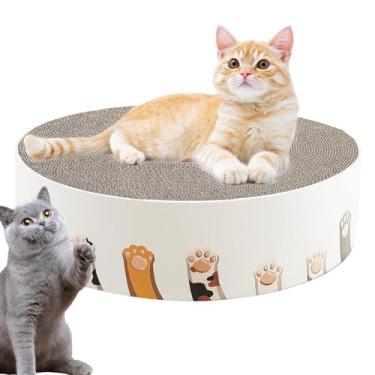 Imagem de Tabuleiro de Arranhar para Gatos - Brinquedos de Cartão Ondulado 2 em 1,de Móveis Arranhador,para Gatos de Porte Pequeno e Médio Enriquecimento Ambiental e Proteção para Sofá Parede