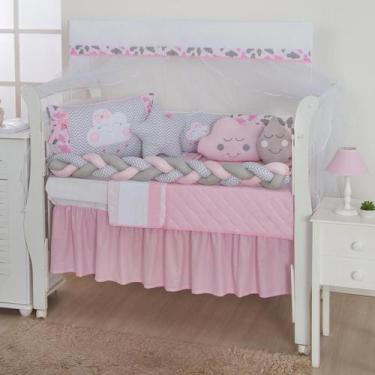 Imagem de Kit berço Nuvem 12 Peças Trança Menino Menina - Beatriz Baby Enxovais,