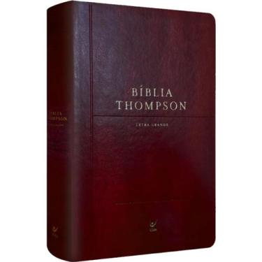 Imagem de Bíblia de Estudo Thompson  AEC  Letra Grande C/ Índice  Capa Luxo Vinh