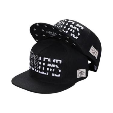 Imagem de Boné De Beisebol Masculino Ajustável Com Aba Reta, Estilo Hip-hop, Bor