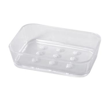 Imagem de Saboneteira Acrílica Porta Sabonete Em Barra Organizador Banheiro Lava