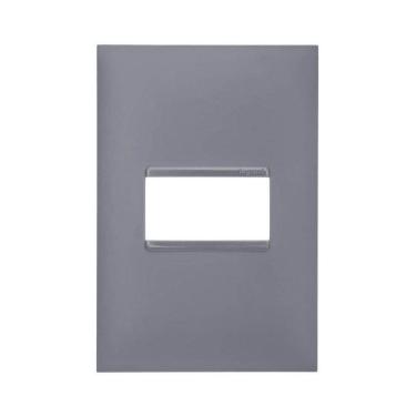 Imagem de Placa 4x2 1 posto pial plus+ legrand cinza 618501cz