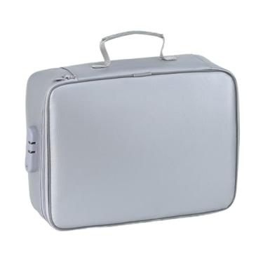 Imagem de Caixa organizadora de arquivos - Estojo de armazenamento seguro multicamadas à prova d'água | Para certificados de arquivo, eletrônicos de laptop