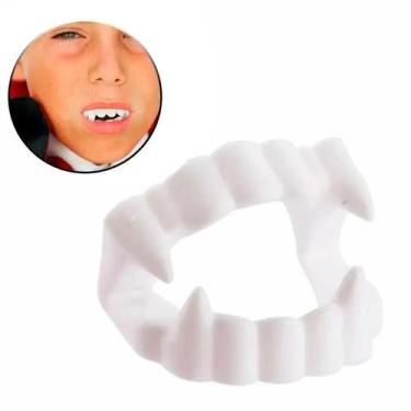 Imagem de Dentadura Vampiro Plástico 12 Unidades - Fantasia - Genérico