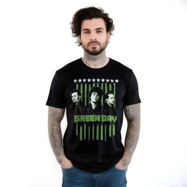 Imagem de Camiseta Preta Banda Green Day - 100% Algodão - Bomber Rock - ALT UNIV