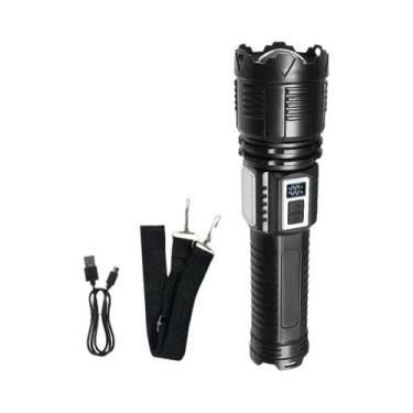 Imagem de Lanterna LED Solar Recarregável Super Brilhante 5.000.000LM Com Zoom E