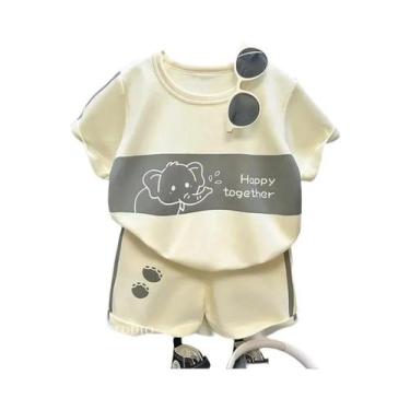 Imagem de Conjunto De Roupas Infantis Para Meninos E Meninas Com Camiseta De Man