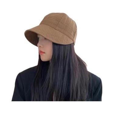 Imagem de Chapéus De Sol Femininos Com Aba Larga E Dobráveis, Proteção UV, Moda 