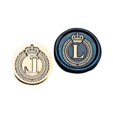 Imagem de Carimbo De Cera Em Latão Com Letras Do Alfabeto 25mm A-Z Para DIY Scra