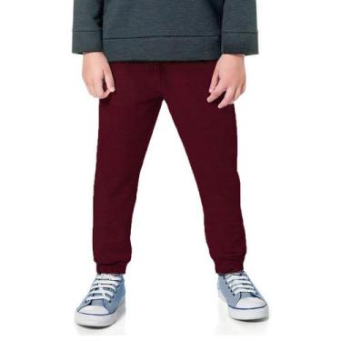 Imagem de Calça Moletom bebe Infantil Menino e Menina Flanelada sem Bolso 1 Ao 3